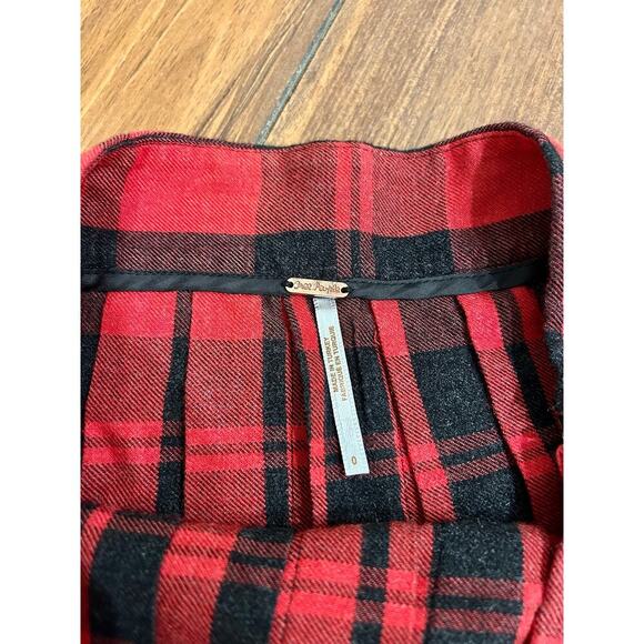 Free People Plaid Mini Skirt size 0 - Picture 5 of 7